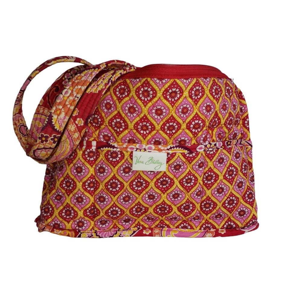 VERA BRADLEY Purse Handbag Retired Pattern Raspberry Fizz Spring 2008 - Picture 3 of 5